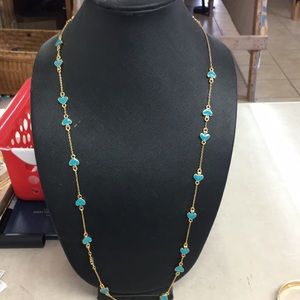 Kate Spade blue Spade necklace
